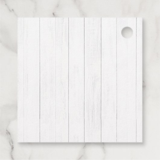 素朴クリスマスのトナカイオーナメント |木材 フェイバータグ (裏面)