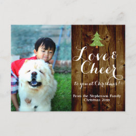 素朴クリスマスの写真はがき シーズンポストカード