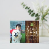 素朴クリスマスの写真はがき シーズンポストカード (スタンド正面)