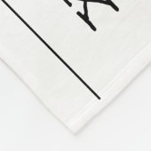 素朴クリスマスの家族の写真 フリースブランケット (角)