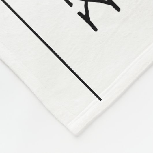 素朴クリスマスの家族の写真 フリースブランケット (角)