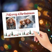 素朴クリスマスの木の休日の写真 シーズンカード