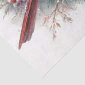 素朴クリスマスの水の色の深紅色を切り離す 薄葉紙 (詳細)