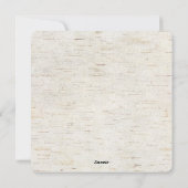 素朴クリスマスの緑の果実の写真の休日 シーズンカード (裏面)