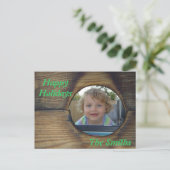 素朴クリスマスカスタマイズ葉書 シーズンポストカード (スタンド正面)