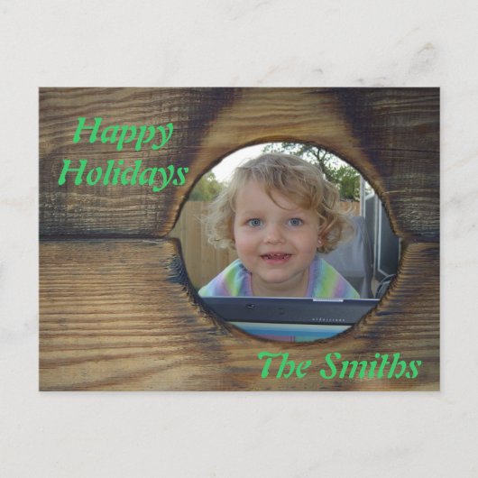 素朴クリスマスカスタマイズ葉書 シーズンポストカード (正面)