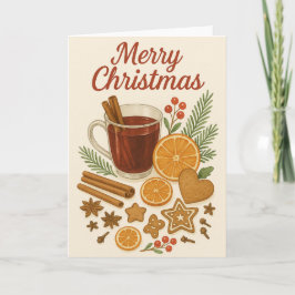 素朴クリスマスカード カード