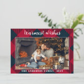 素朴クリスマスカード シーズンカード (スタンド正面)