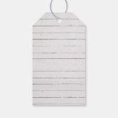 素朴クリスマスツリーの姓 ギフトタグ (裏面)