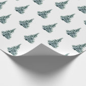 素朴クリスマスツリーの贈り物 ラッピングペーパー (角)