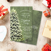 素朴クリスマスツリーグリーンカンパニーホリデーパーティー