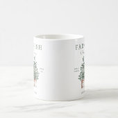 素朴クリスマスツリーファームクリスマスマグ コーヒーマグカップ (中央)