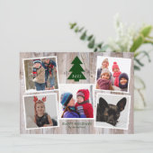 素朴クリスマスツリーフォトコラージュ (スタンド正面)