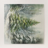 素朴クリスマスツリー ジグソーパズル (横)