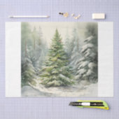 素朴クリスマスツリー 薄葉紙 (クラフト)
