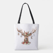 素朴クリスマストナディアアントラーオーナメント トートバッグ (裏面)