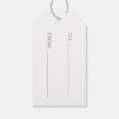 素朴クリスマストラックの木 ギフトタグ (裏面)