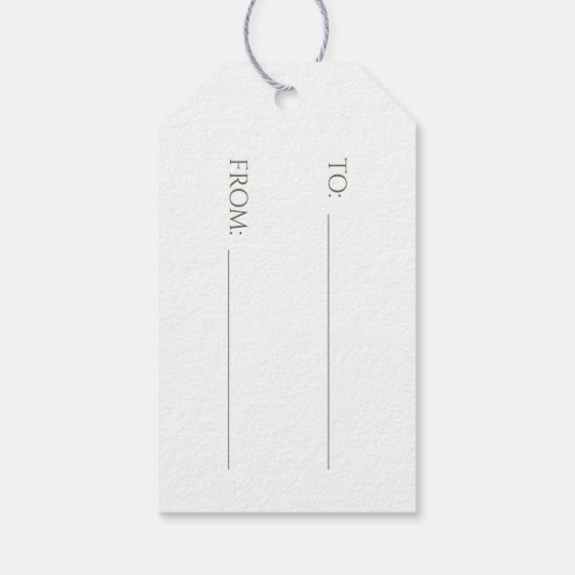 素朴クリスマストラックの木 ギフトタグ (裏面)