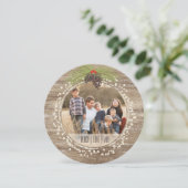 素朴クリスマスパイン支店、平和、愛、喜び シーズンカード (スタンド正面)