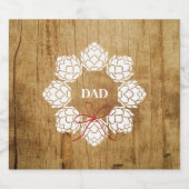 素朴クリスマスパパビールボトルラベル ビールラベル (シングルラベル)