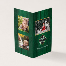 素朴クリスマス🎄パルカポッセバーンウッドカード