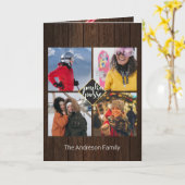 素朴クリスマス🎄パルカポッセバーンウッドカード カード (黄色い花)