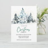 素朴クリスマスパーティーディアフォレスト招待状 招待状 (スタンド正面)