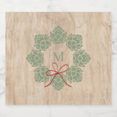 素朴クリスマスビールボトルラベル ビールラベル (シングルラベル)