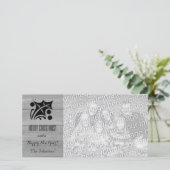 素朴クリスマスフォトカスタムカード シーズンカード (スタンド正面)