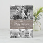 素朴クリスマスフォトカード シーズンカード (スタンド正面)