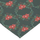 素朴クリスマスフローラテーブルランナー ショートテーブルランナー (コーナー)