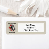 素朴クリスマスブラックホースレッドリース ラベル (インサイチュ)