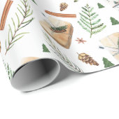 素朴クリスマスプレゼント ラッピングペーパー (ロールコーナー)