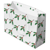 素朴クリスマスホリー抱き枕 ラージペーパーバッグ (裏面アングル)