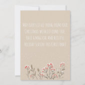 素朴クリスマスミッテンスノーキットンモダンスケッチ (裏面)