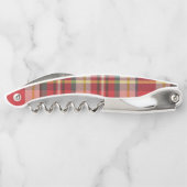 素朴クリスマスモダンのチェック ソムリエナイフ (裏面)