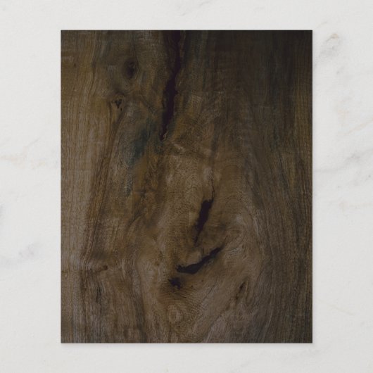 素朴クリスマスライト4枚フォトホリデーカード (裏面)