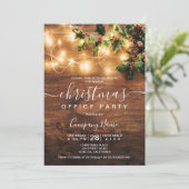 素朴クリスマス国の企業のミスタントロゴ 招待状 (スタンド正面)