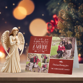 素朴クリスマス聖書聖句の休日の写真 シーズンカード