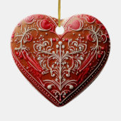 素朴クリスマス飾Cookie休日 セラミックオーナメント (裏面)