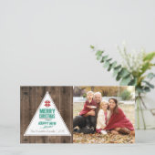 素朴クリスマス シーズンカード (スタンド正面)