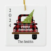 素朴クリスマス セラミックオーナメント (正面)