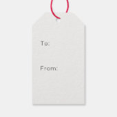 素朴クリスマスCookieトレイギフトラベル ギフトタグ (裏面)