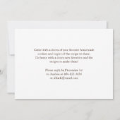 素朴クリスマスCookie交換ホリデーパーティー 招待状 (裏面)