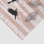 素朴クロウズインホワイト樺の木フォレスト 薄葉紙 (詳細)