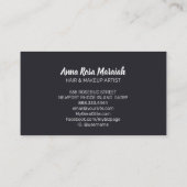 *~*素朴グランジシャクナゲ 名刺 (裏面)