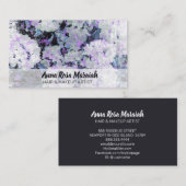 *~*素朴グランジシャクナゲ 名刺 (正面/裏面)