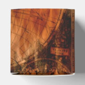 素朴グランジヴィンテージ旧世界地図V フェイバーボックス (上部)