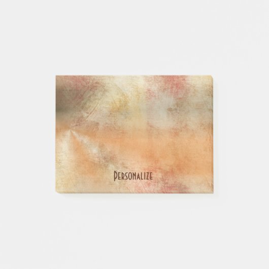 素朴グランジ紅葉の抽象デザイン ポストイット (正面)