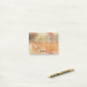 素朴グランジ紅葉の抽象デザイン ポストイット (デスク上)